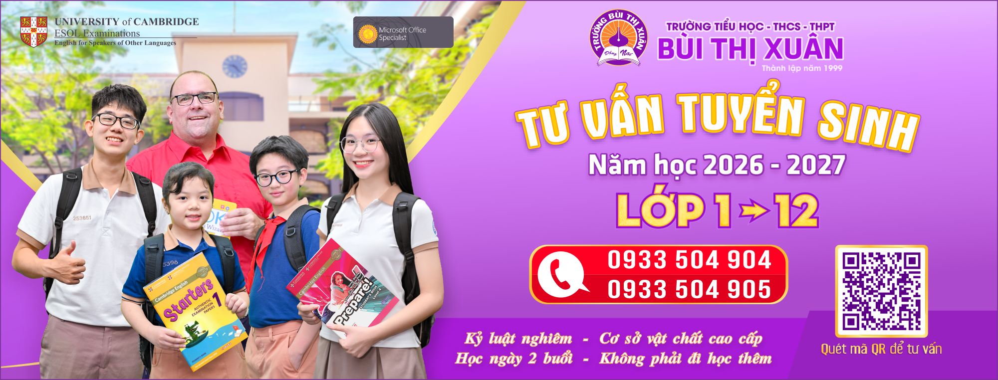 TUYỂN SINH NĂM HỌC 2026 - 2027 bìa